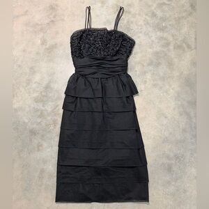 Vintage 1960’s Black Sequin Cocktail Dress